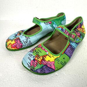 Hot Chocolate Design Chocolaticas Bon Voyage Mary Jane Flats Women's 35/5 Shoes